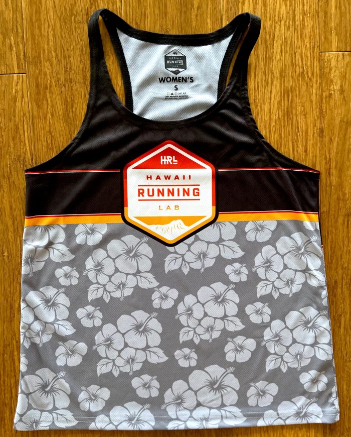 Halfbiscus Black/Gray Singlet v2.0