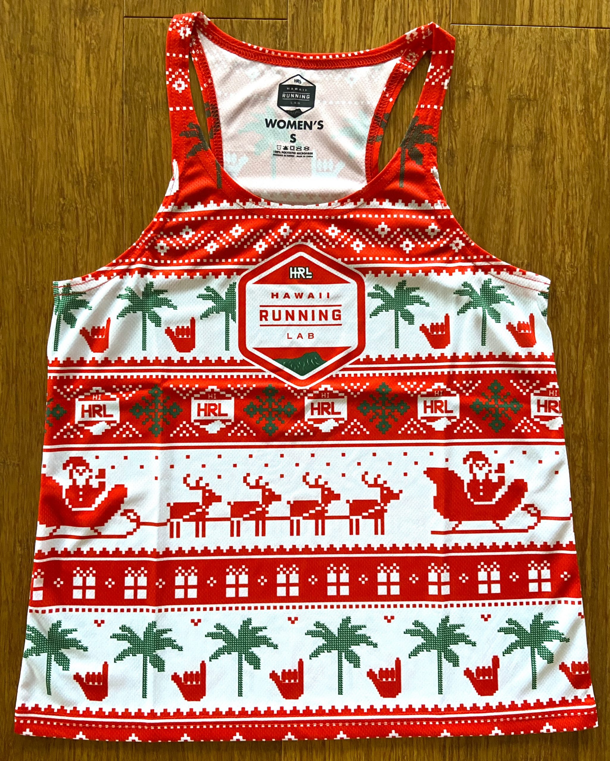 Ugly Sweater Red Singlet v2.0 Hawaii Running Lab